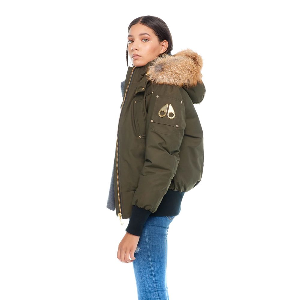 Moose Knuckles Army Nylon Women's Bomber Jacket